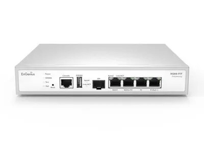 EnGenius Managed Desktop 5-port gateway Gateway with 1 x PoE+
