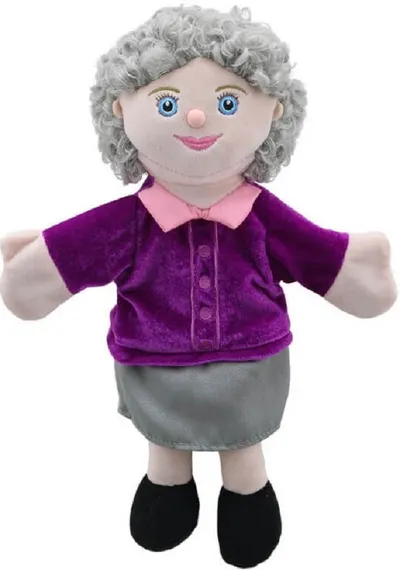 Papusa pentru teatru The Puppet Company - Bunica, 38 cm