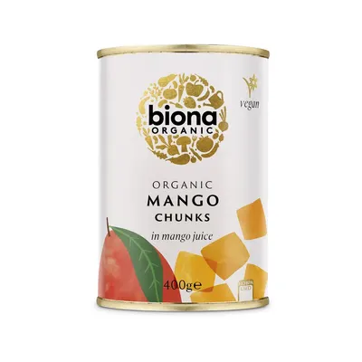 Mango bucati in suc de mango la conserva bio 400g Biona