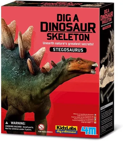 Trusa exploratorilor 4M - Dezgropați un schelet de Stegosaurus