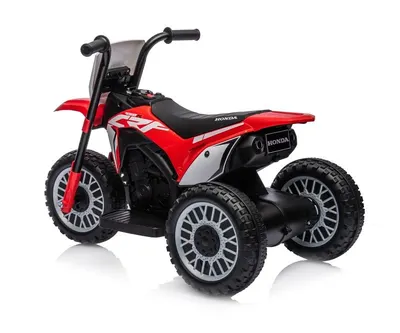Motocicleta electrica pentru copii Honda CRF 450R red 30W cu sezut ergonomic, roti robuste si claxon