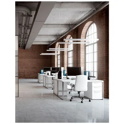 Sistem iluminat liniar LINEAR Nisipiu Alb Aluminiu Surface/Pendant LED 40 Wat AC220-240V 2740Lm 4000K IP20