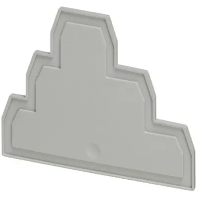 Capac Final Pentru Bloc Terminal Cu Trei Niveluri, Cu Surub1X1, 2.2mm²