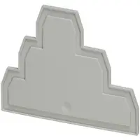 Capac Final Pentru Bloc Terminal Cu Trei Niveluri, Cu Surub1X1, 2.2mm²