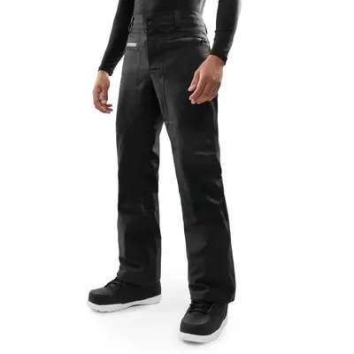Pantaloni de snowboard hardshell pentru bărbați P5 Aino Black Negru