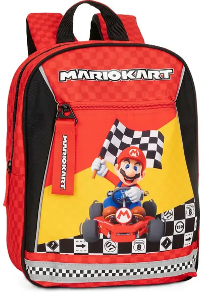 Ghiozdan pentru gradiniță Panini Super Mario - Mariokart Red,cu 1 compartiment