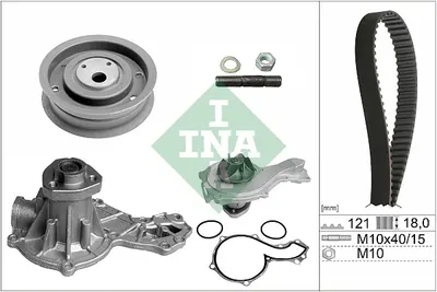 Set Pompa Apa + Curea Dintata Potrivit Audi 100 C2, 100 C3, 80 B2, 80 B3, 80 B4, Coupe B2, Coupe B3; Seat Cordoba, Cordoba Vario, Ibiza Ii, Inca, Toledo I; Vw Caddy I, Caddy Ii 1.3-2.0 08.76