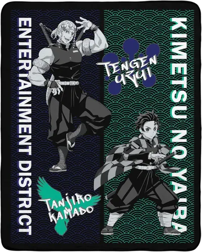 Pătură ABYstyle Animation: Demon Slayer - Tanjiro & Tengen