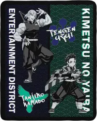 Pătură ABYstyle Animation: Demon Slayer - Tanjiro & Tengen