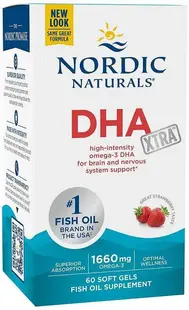 Nordic Naturals DHA Xtra, 1660 mg, 60 capsule gel
