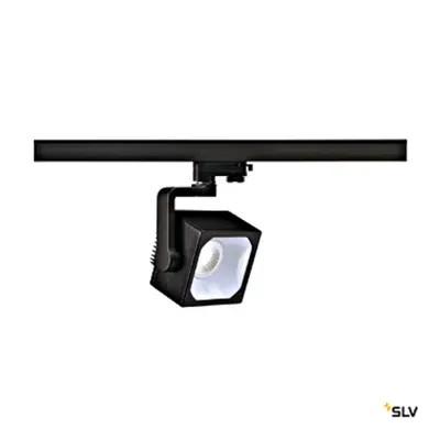 EURO CUBE Spot, 4000K, 60°,negruCRI90, incl. 3P.-adaptor