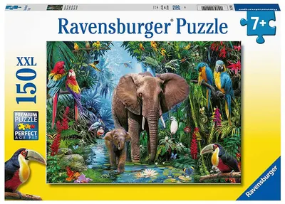 Puzzle Ravensburger din 150 XXL de piese - Safari Animals