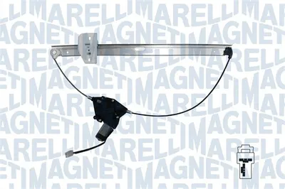 Macara geam Fata Stanga (electric, cu motor, numar usi: 2) potrivit IVECO DAILY II, DAILY III, DAILY IV, DAILY V; RVI MASCOTT; NISSAN INTERSTAR; OPEL MOVANO A, MOVANO B 07.98
