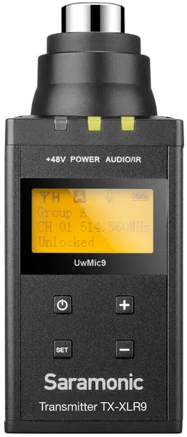 Transmițător Saramonic - TX-XLR9, pentru UwMic9, negru