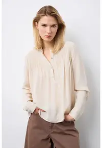 Bluza lejera din viscoza - Bej