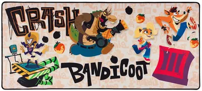 Mouse pad DEVPlus Games: Crash Bandicoot - Illustration
