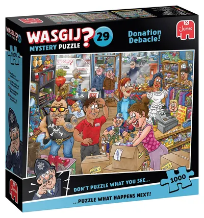 Puzzle-joc de 1000 piese Jumbo - Haos în magazin