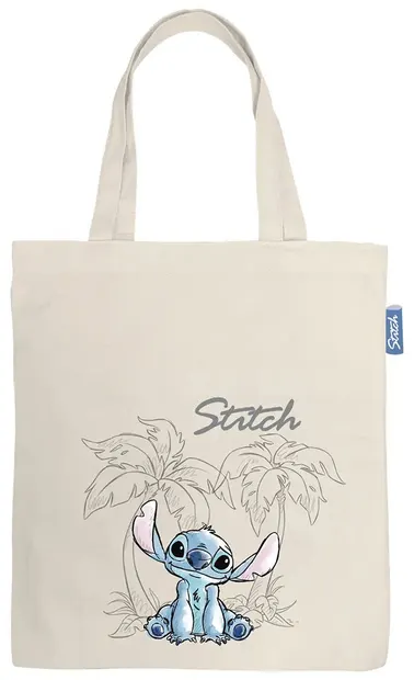 Sacoșă de cumpărături Arditex Disney: Lilo & Stitch - Stitch With Palm Trees