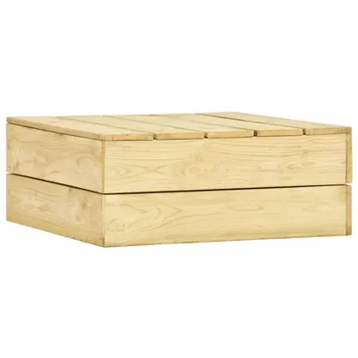vidaXL Masă de grădină, 75 x 75 x 31 cm, lemn de pin tratat