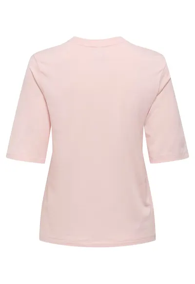 Tricou dama 15351369 - Bumbac - Roz - Roz