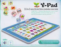 Tabletă Multifuncțională Y-Pad 11 in 1 în Limba Engleză - albastru/ roz