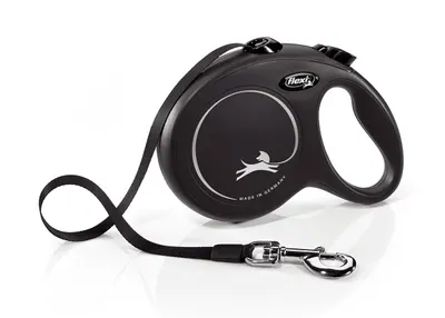 Flexi Lesa New Classic Tape L 5 m - flexi,negru