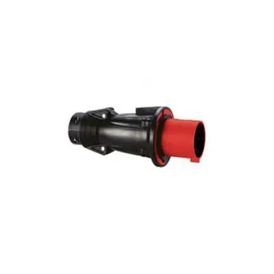 Stecher drept Hypra - IP44 - 380/415 V~ - 63 A - 3P+N+E - cauciuc