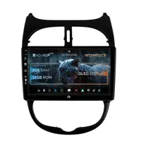 Navigatie Peugeot 206 (1998-2012), Android, P-Octacore 2GB RAM + 32GB ROM, 9 Inch - AD-BGP9002+AD-BGRKIT262