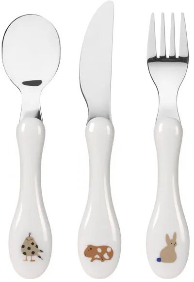 Set de tacâmuri din metal Lassig - Cu animale