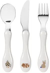 Set de tacâmuri din metal Lassig - Cu animale