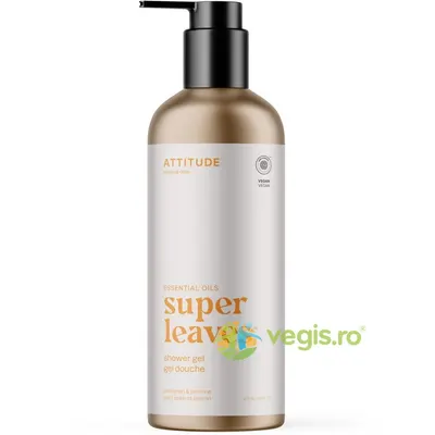 Gel de Dus cu Aroma de Petitgrain si Jasmine Super Leaves 473ml