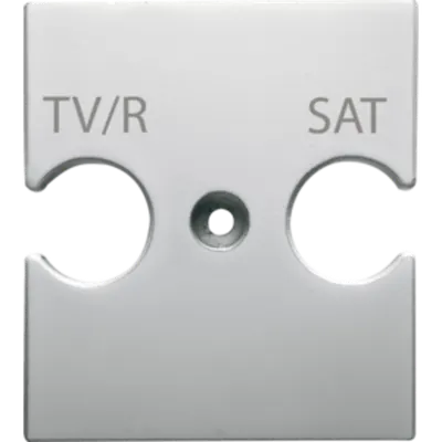 Universal Support - Combined Priza Outlet Tv/r-Sat - Titanium - Chorus