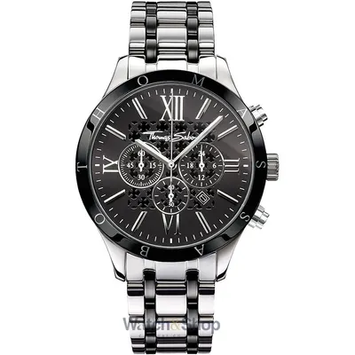 Ceas Thomas Sabo Thomas Sabo WA0139-222-203 Rebel Urban Chronograph Mens Watch 43mm 5ATM