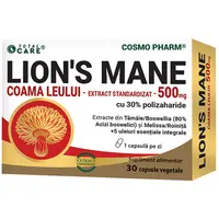 Coama Leului (Lion's Mane) 500mg 30cps