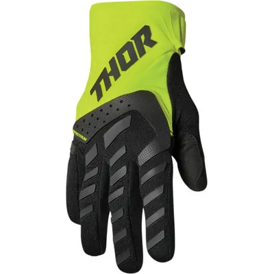 Manusi atv cross Thor Spectrum, culoare negru acid, marime S