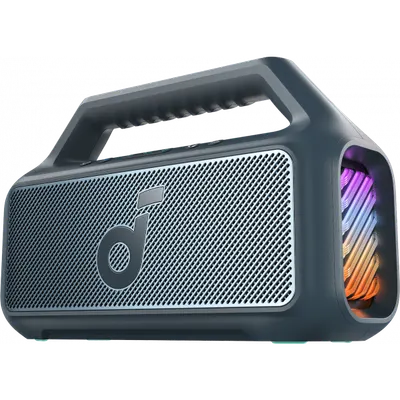 Boxa Portabila Bluetooth Anker SoundCore Boom 2 New Version, 80W, TWS, RGB, Waterproof, Albastra A3138032