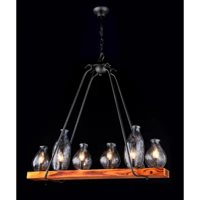 Lampa suspendata House Flask,6 x E14, 230V, D.91cm,H.83 cm,Maro