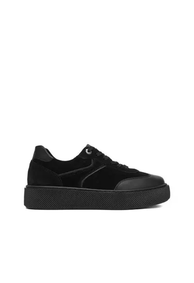 Tenisi dama - CEO-WI23-CRICKIT-01 - piele naturala - negru