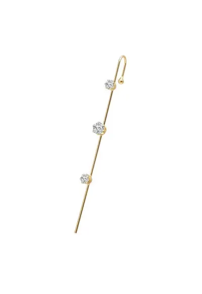 Cercel ear cuff - auriu - cu pietre - Mony C20