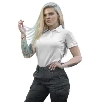 Tricou Tactic Polo Dama Alb – M-TAC - L