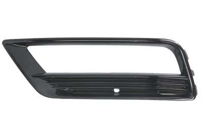Grila ventilatie bara fata stanga potrivit VW GOLF 7 2012-2017 - (cu orificii lampa ceata, cu orificii senzor parcare, abs, negru lucios, R-LINE)