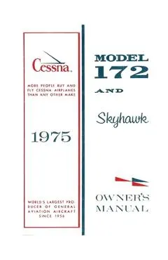 Cessna 1975 Model 172 and Skyhawk Owner's Manual