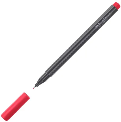 Liner Faber-Castell Grip - Rosu intens, 0.4 mm