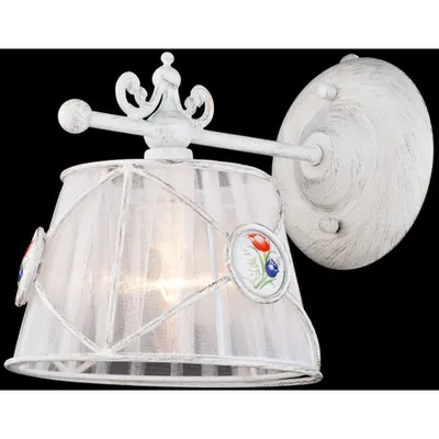 Aplica Elegant Itella,1 x E14, 230V, D.25 cm,H.22 cm,Alb