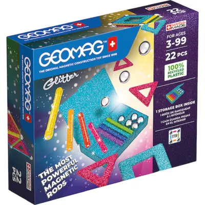 Set de constructie magnetic - Glitter