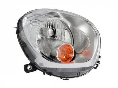 Far fata Dreapta (halogen, H4 P21W, electric, bec, culoare insert: argintiu, culoare semnalizator: portocaliu) potrivit MINI COUNTRYMAN (R60), PACEMAN (R61)
