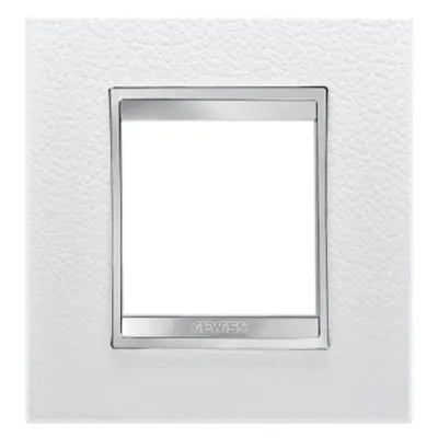 Placa ornament CProiector HORUS LUX international - IN TECHNOPOLYMER LEATHER FINISHING - 2 modul - WHITE - CProiector HORUS