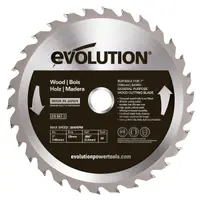Disc pentru fierastrau circular, taiere lemn Evolution 180WD-0446, O180 x 20 mm, 30 dinti