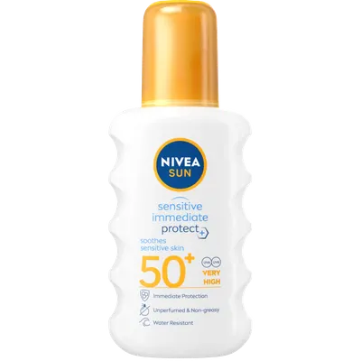 Spray pentru protectie solara SPF50+ Sun Sensitive, 200ml, Nivea