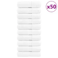 Gossi prosoape de maini premium solund 50 buc alb 30x30cm 600gsm
